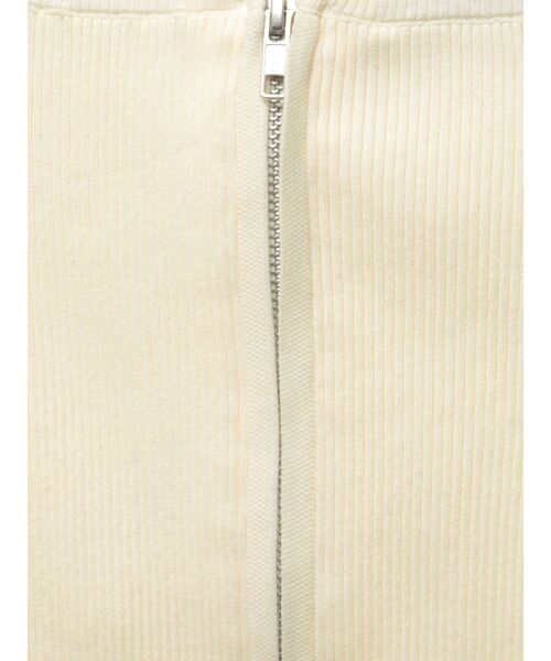 EVRIS（エヴリス）の「フロントジップオフショルニットトップス（ニット/セーター・レディース・ブルー/グレー/ブラック/ホワイト・FREE）」の12枚目の写真