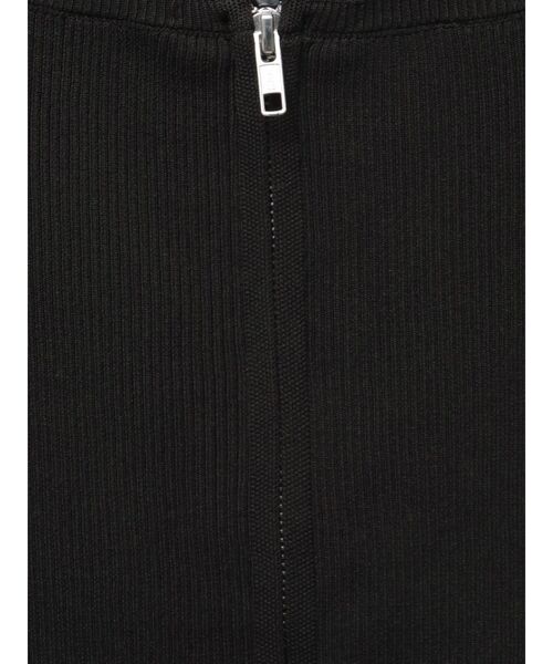 EVRIS（エヴリス）の「フロントジップオフショルニットトップス（ニット/セーター・レディース・ブルー/グレー/ブラック/ホワイト・FREE）」の9枚目の写真