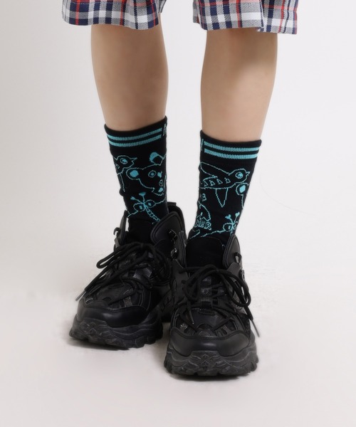 MILKBOY(ミルクボーイ)の「Doodle ソックス(ソックス/靴下・レディース・C/B/A・FREE)」の3枚目の写真