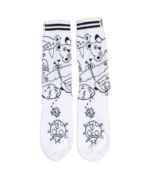 MILKBOY(ミルクボーイ)の「Doodle ソックス(ソックス/靴下・レディース・C/B/A・FREE)」の8枚目の写真