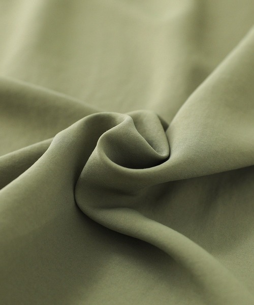 n'OrLABEL（ノアールレーベル）の「【機能素材】『半端袖シャツワンピース』（シャツワンピース・レディース・オフホワイト/ブルー/ブラック/カーキ・2/1）」の5枚目の写真