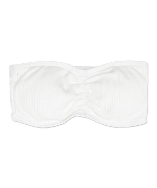 WEGO(ウィゴー)の「WEGO/カップ付きブラトップ(チューブトップ・レディース・ブラック/ホワイト・MEDIUM/SMALL)」の2枚目の写真