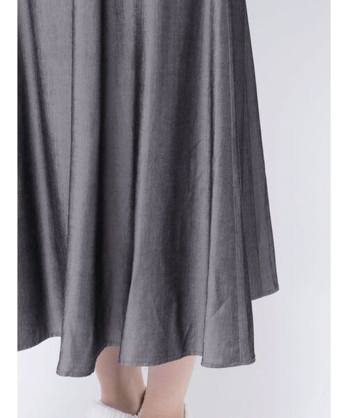 CALNAMUR（カルナムール）の「BALLOON OFF SHOULDER OP/バルーンオフショルダーワンピース（ワンピース・レディース・ブラック/ブルー・SMALL/MEDIUM）」の11枚目の写真