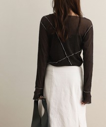 NOAHL | 【NOAHL】配色メロウラメシアートップス(Tシャツ/カットソー)