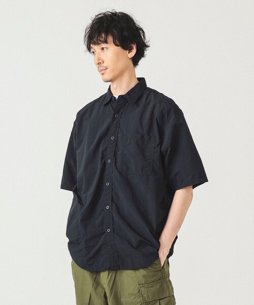 BEAMS（ビームス）の「【撥水】リラックスフィット アクティブ シャツ【セットアップ対応】（シャツ/ブラウス・メンズ・ネイビー/オリーブ/ブラウン・S/M/L/XL）」の3枚目の写真