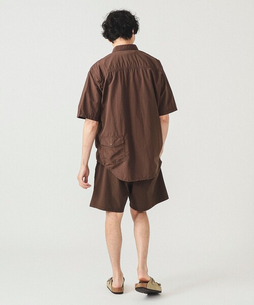 BEAMS（ビームス）の「【撥水】リラックスフィット アクティブ シャツ【セットアップ対応】（シャツ/ブラウス・メンズ・ネイビー/オリーブ/ブラウン・S/M/L/XL）」の5枚目の写真