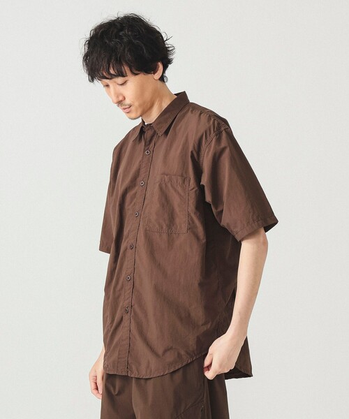 BEAMS（ビームス）の「【撥水】リラックスフィット アクティブ シャツ【セットアップ対応】（シャツ/ブラウス・メンズ・ネイビー/オリーブ/ブラウン・S/M/L/XL）」の7枚目の写真