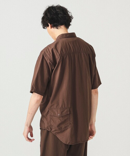 BEAMS（ビームス）の「【撥水】リラックスフィット アクティブ シャツ【セットアップ対応】（シャツ/ブラウス・メンズ・ネイビー/オリーブ/ブラウン・S/M/L/XL）」の8枚目の写真