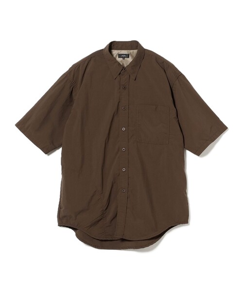 BEAMS（ビームス）の「【撥水】リラックスフィット アクティブ シャツ【セットアップ対応】（シャツ/ブラウス・メンズ・ネイビー/オリーブ/ブラウン・S/M/L/XL）」の9枚目の写真