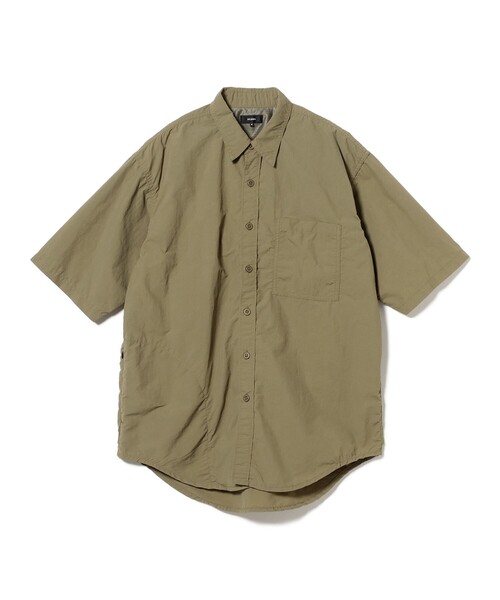 BEAMS（ビームス）の「【撥水】リラックスフィット アクティブ シャツ【セットアップ対応】（シャツ/ブラウス・メンズ・ネイビー/オリーブ/ブラウン・S/M/L/XL）」の16枚目の写真