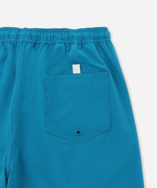 Saturdays NYC（サタデーズ ニューヨークシティ ）の「Timothy Seersucker Stripe Swim Short（水着・メンズ・グリーン/サックスブルー・XL/L/M/S/X-SMALL）」の9枚目の写真