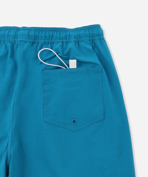 Saturdays NYC（サタデーズ ニューヨークシティ ）の「Timothy Seersucker Stripe Swim Short（水着・メンズ・グリーン/サックスブルー・XL/L/M/S/X-SMALL）」の8枚目の写真