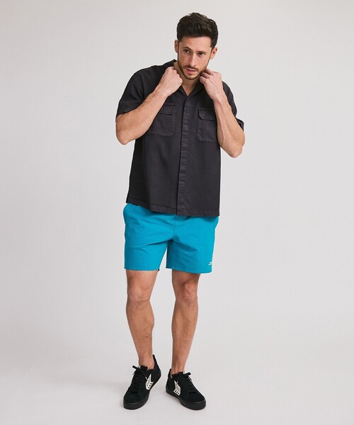 Saturdays NYC（サタデーズ ニューヨークシティ ）の「Timothy Seersucker Stripe Swim Short（水着・メンズ・グリーン/サックスブルー・XL/L/M/S/X-SMALL）」の17枚目の写真