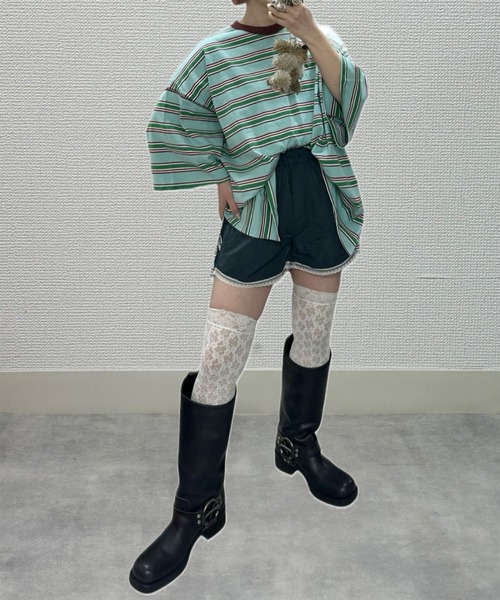 Alley Tokyo（アリートーキョー）の「【Alley select】サテンシャカPT（その他パンツ・レディース・グレー/ネイビー・FREE）」の3枚目の写真