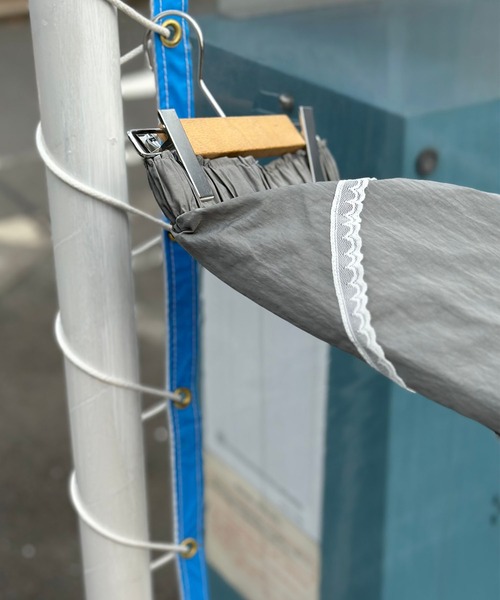 Alley Tokyo（アリートーキョー）の「【Alley select】サテンシャカPT（その他パンツ・レディース・グレー/ネイビー・FREE）」の5枚目の写真