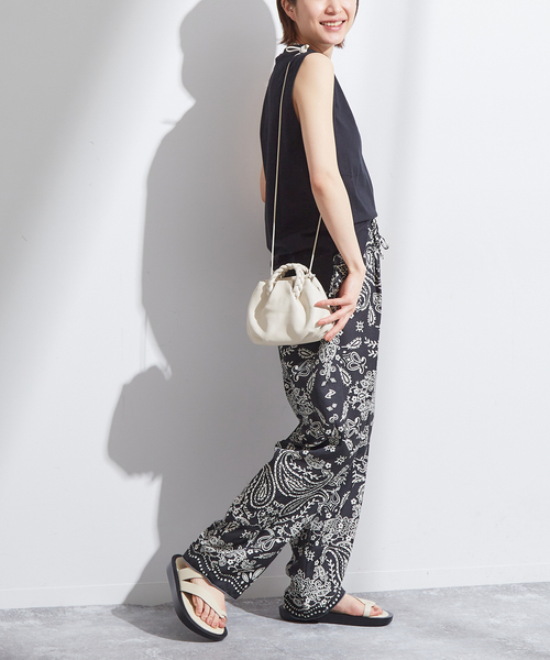 journal standard L'essage（ジャーナルスタンダードレサージュ）の「《別注》【MANIPURI/マニプリ】ロングパンツ（その他パンツ・レディース・ブラック/ネイビー/イエロー/ブラウン・FREE）」の8枚目の写真