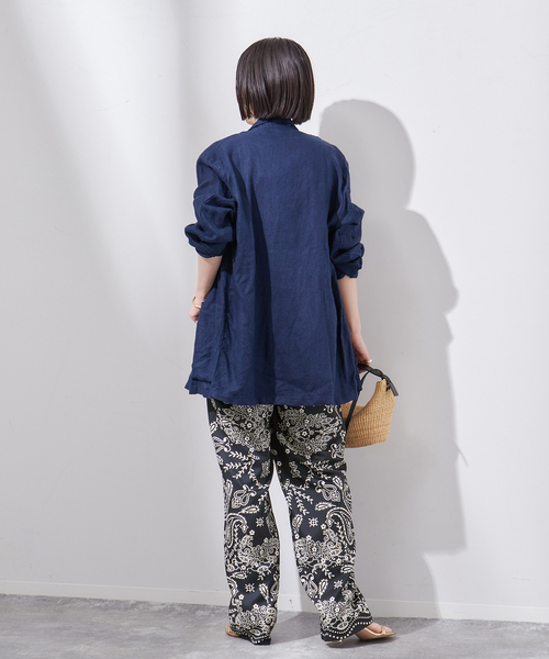 journal standard L'essage（ジャーナルスタンダードレサージュ）の「《別注》【MANIPURI/マニプリ】ロングパンツ（その他パンツ・レディース・ブラック/ネイビー/イエロー/ブラウン・FREE）」の17枚目の写真