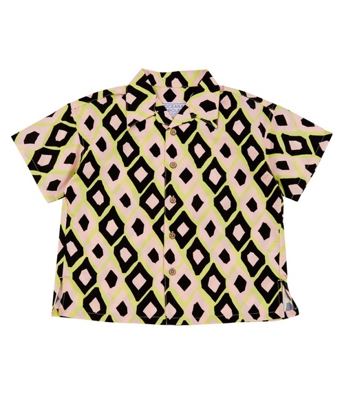 Ocean&Ground（オーシャン&グラウンド）の「ｱｲﾗﾝﾄﾞｼｬﾂ（シャツ/ブラウス・キッズ・ベージュ/マルチ・110/120/130/140/90/100）」の3枚目の写真