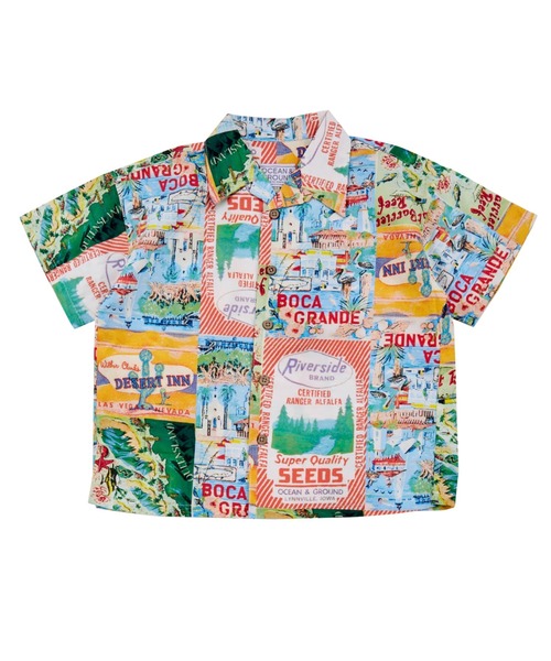 Ocean&Ground（オーシャン&グラウンド）の「ｱｲﾗﾝﾄﾞｼｬﾂ（シャツ/ブラウス・キッズ・ベージュ/マルチ・110/120/130/140/90/100）」の4枚目の写真