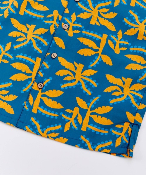 Ocean&Ground（オーシャン&グラウンド）の「ｱｲﾗﾝﾄﾞｼｬﾂ（シャツ/ブラウス・キッズ・ベージュ/マルチ・110/120/130/140/90/100）」の9枚目の写真