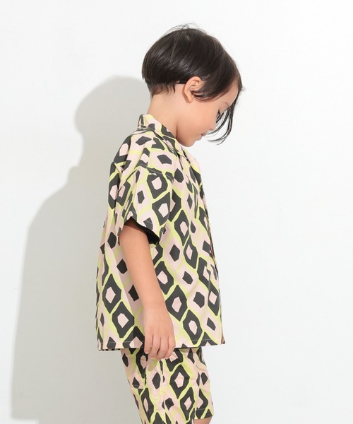 Ocean&Ground（オーシャン&グラウンド）の「ｱｲﾗﾝﾄﾞｼｬﾂ（シャツ/ブラウス・キッズ・ベージュ/マルチ・110/120/130/140/90/100）」の18枚目の写真