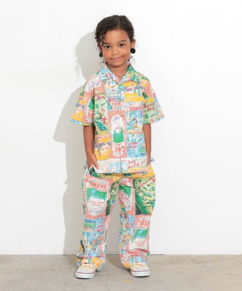 Ocean&Ground（オーシャン&グラウンド）の「ｱｲﾗﾝﾄﾞｼｬﾂ（シャツ/ブラウス・キッズ・ベージュ/マルチ・110/120/130/140/90/100）」の20枚目の写真