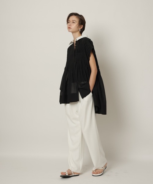 ✨CADUNE✨限定色✨️ピンタックブラウス