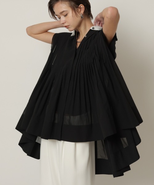 ✨CADUNE✨限定色✨️ピンタックブラウス