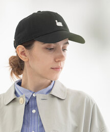 nop de nod（ノップドゥノッド）の「スワン刺繍キャップ（キャップ）」