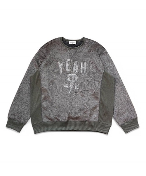 masterkey（マスターキー）の「msw1672-YEAH リバースウィーブスウェット（スウェット・メンズ・ブラウン/ブラック/グレー・1/2）」の3枚目の写真
