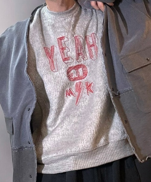 masterkey（マスターキー）の「msw1672-YEAH リバースウィーブスウェット（スウェット・メンズ・ブラウン/ブラック/グレー・1/2）」の4枚目の写真