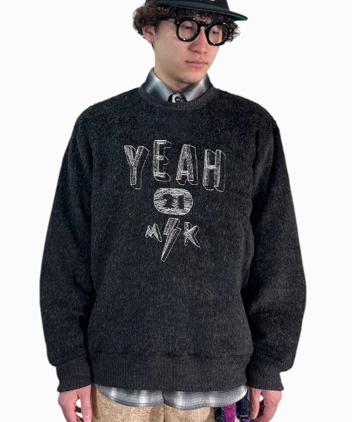 masterkey（マスターキー）の「msw1672-YEAH リバースウィーブスウェット（スウェット・メンズ・ブラウン/ブラック/グレー・1/2）」の6枚目の写真