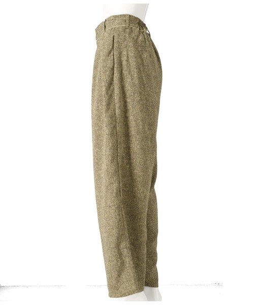 Settimissimo（セッティミッシモ）の「サマーツィ-ド ウエストタック ワイドパンツ（その他パンツ・レディース・アイボリー/ブラウン・FREE）」の21枚目の写真