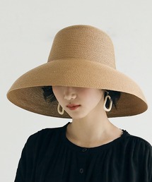 VIBGYOR | pur chouchou/つば広 シンプル 麦わら帽子 P4463(ハット)