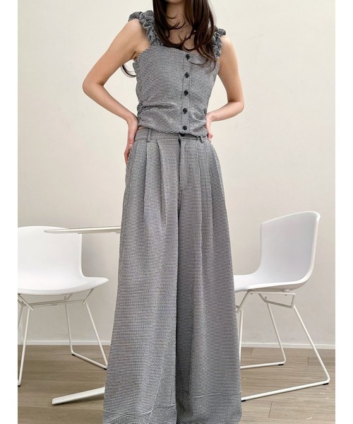 SNIDEL（スナイデル）の「【00サイズあり】バリエワイドパンツ（その他パンツ・レディース・ブルー/その他/ベージュ・0/1/00）」の22枚目の写真