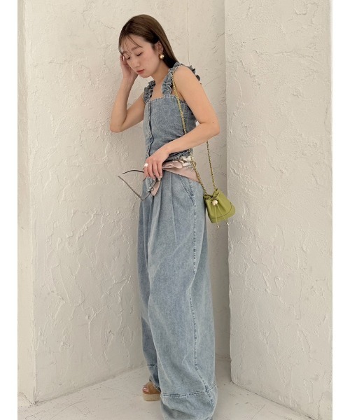 SNIDEL（スナイデル）の「【00サイズあり】バリエワイドパンツ（その他パンツ・レディース・ブルー/その他/ベージュ・0/1/00）」の11枚目の写真