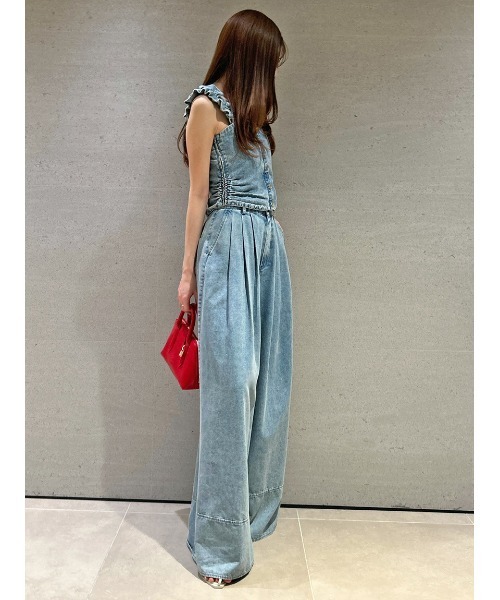 SNIDEL（スナイデル）の「【00サイズあり】バリエワイドパンツ（その他パンツ・レディース・ブルー/その他/ベージュ・0/1/00）」の18枚目の写真