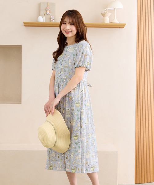 Jolly Poupee(ジョリープッペ)の「【22fabric】ジャムラボ/ ワンピース(ワンピース・レディース・グリーン/ベージュ・42/38/40/46)」の21枚目の写真