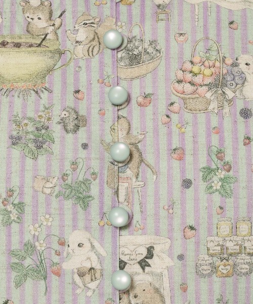 Jolly Poupee(ジョリープッペ)の「【22fabric】ジャムラボ/ ワンピース(ワンピース・レディース・グリーン/ベージュ・42/38/40/46)」の3枚目の写真
