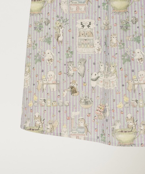 Jolly Poupee(ジョリープッペ)の「【22fabric】ジャムラボ/ ワンピース(ワンピース・レディース・グリーン/ベージュ・42/38/40/46)」の4枚目の写真