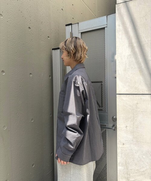 WHO'S WHO gallery（フーズフーギャラリー）の「【KOOKY'N/クーキー】チェックシャツ / UNISEX/ユニセックス（シャツ/ブラウス・レディース・ブラック/グリーン/ブルー・FREE）」の7枚目の写真