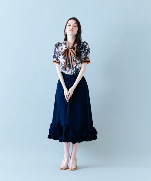 Audie a Muses｜オーディアミューズのスカート（ウエストゴム・紐