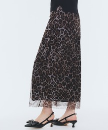 Narcissus | レオパードメッシュロングスカート　(スカート)