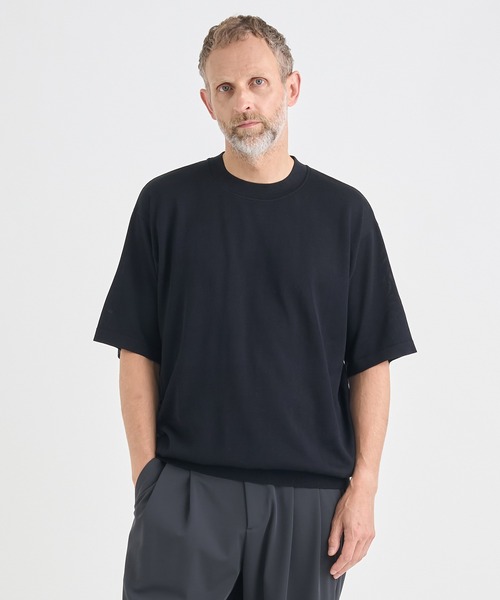 【THE TOKYO/ザトウキョウ】Washable Silk Knit S/S PO【洗えるシルクのニット】