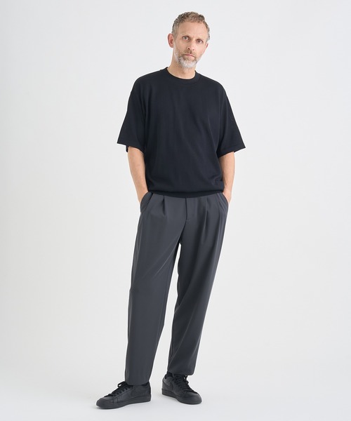 THE TOKYO（ザトウキョウ）の「【THE TOKYO/ザトウキョウ】Washable Silk Knit S/S PO【洗えるシルクのニット】（ニット/セーター・メンズ・ライトベージュ/ブラック/モカ/ダークグレー・48/46/44）」の14枚目の写真