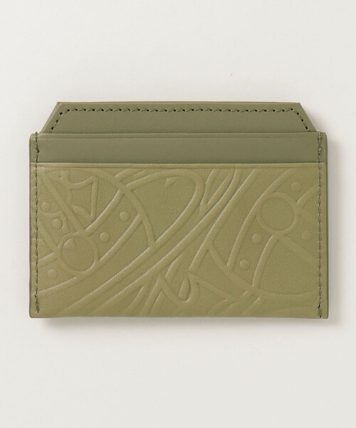 VIVIENNE WESTWOOD フラットカードホルダ TANGLED ORB LEATHER-CARD HOLDER FLAT（カードケース