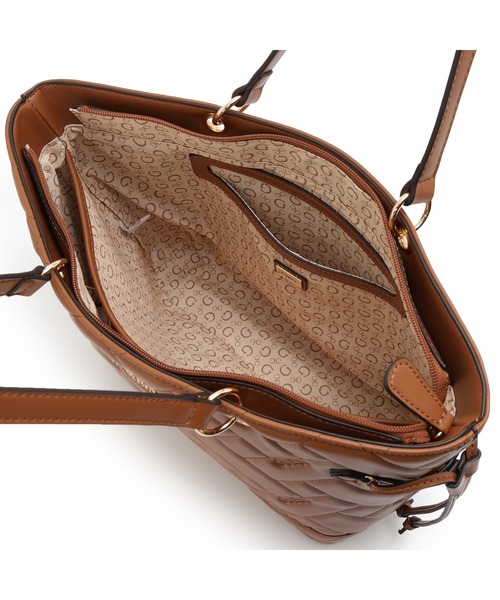 Guess（ゲス）の「KELCE Carryall トートバッグ（トートバッグ・レディース・ブラウン/キナリ/ブラック・ONE SIZE）」の9枚目の写真