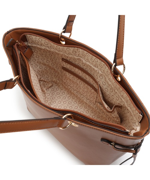 Guess（ゲス）の「KELCE Carryall トートバッグ（トートバッグ・レディース・ブラウン/キナリ/ブラック・ONE SIZE）」の8枚目の写真