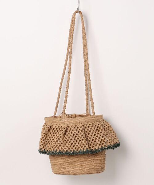 cepo(セポ)の「【aritella】フリルバケツバッグ(ショルダーバッグ・レディース・ライトベージュ/ベージュ・FREE)」の19枚目の写真