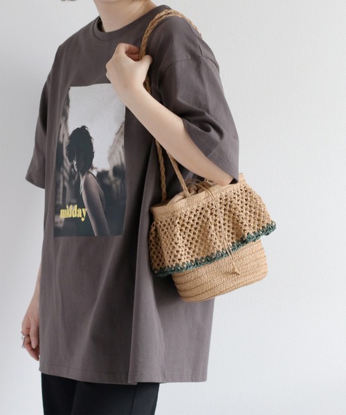 cepo(セポ)の「【aritella】フリルバケツバッグ(ショルダーバッグ・レディース・ライトベージュ/ベージュ・FREE)」の5枚目の写真